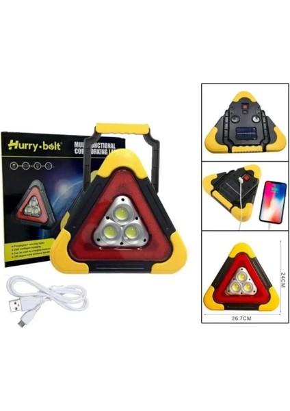 Hurry Bolt Şarjlı Cob LED Reflektör (5047) fırsatları