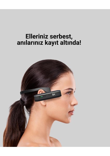Başa Takılabilir 5k Spor ve Vlog Kamerası fiyatları