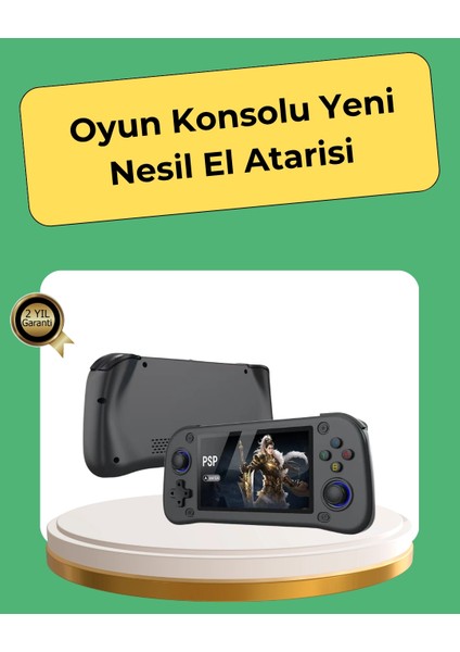 Retro ve Modern Oyun Destekli Taşınabilir Konsol 64GB Kart Dahil