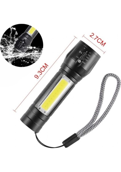 Kutulu Mini El Feneri – Taşınabilir LED Kamp ve Acil Durum El Lambası Plastik Gövde (5047) indirimleri