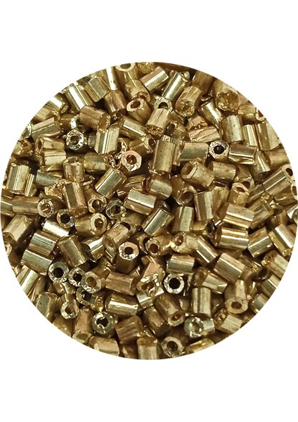 Kesme Cam Boncuk 2mm - 60 Gram - Gold - BNC356 fiyatları