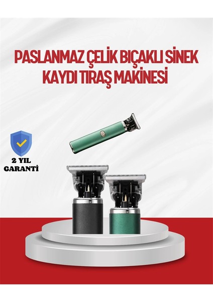 Saç Sakal Ense Paslanmaz Çelik T- Vücut Tıraş Makinesi