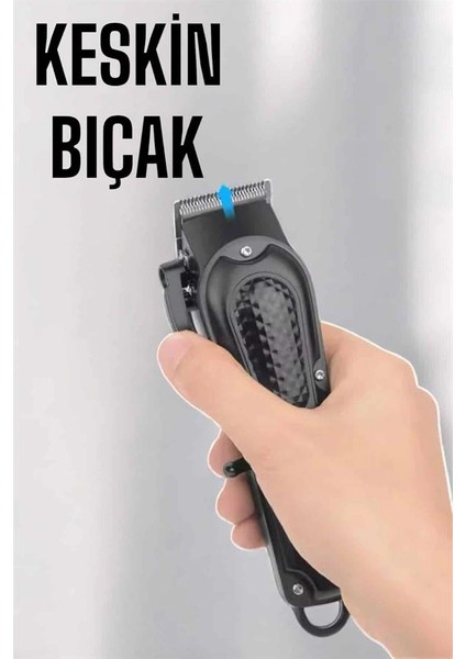 Suya Dayanıklı Tıraş Makinesi Keskin Lı Dijital Göstergeli Şarjlı