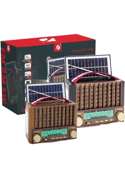 KTF-1428 Güneş Enerjili Bluetooth Hoparlör fiyatları