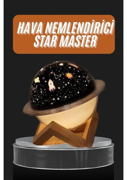 Aromaterapi Hava Nemlendirici Gece Lambası Uzay Model Satürn Oda Kokusu fiyatları