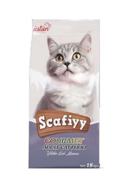 Gurme Yetişkin Kedi Maması 15 kg - Premium Içerik, Dengeli Beslenme
