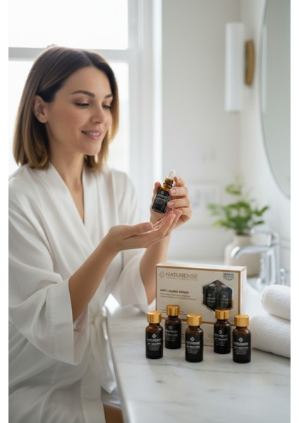 Premium Anti-Aging Serum Hyaluronik Asit, Kırışıklık Karşıtı, Cilt Bakım Serumu 8 ml x 5 Adet indirimleri