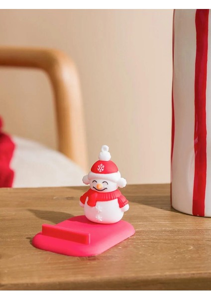 Kardan Adam Figürlü Telefon Tutucu (W5)