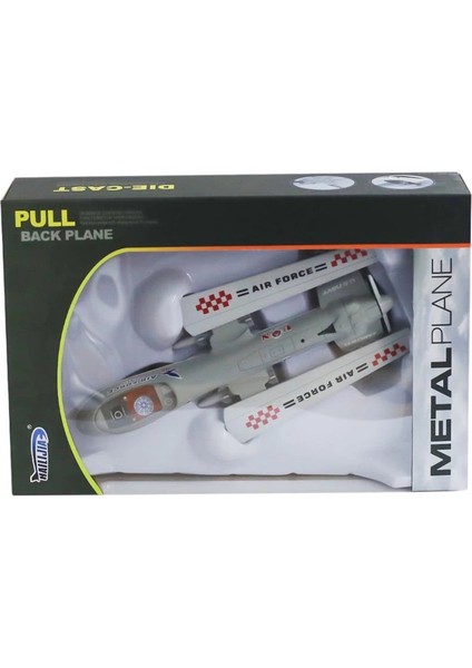 HW777-19B Metal Çek Bırak Uçak -Canem Oyuncak