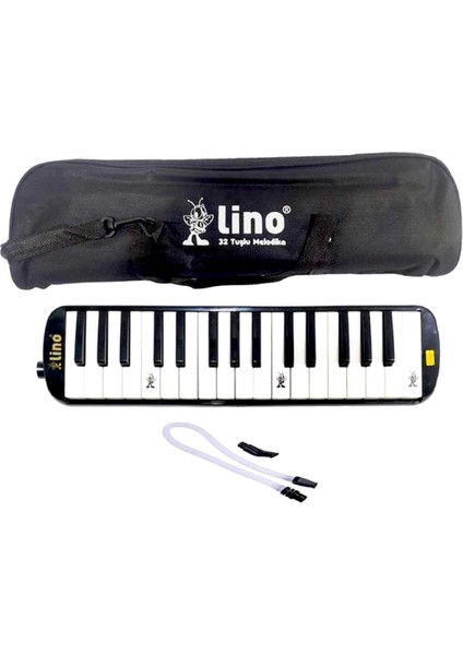 Bfs Lino 32 Tuşlu Bez Çantalı Melodika Siyah