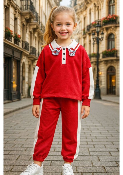Hll Kty Çantalı Kız Çocuk 3 lü takım - Kırmızı
