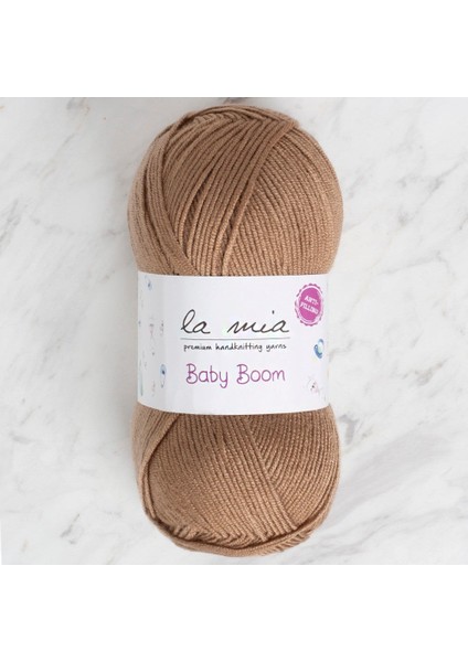 La Mia Baby Boom Kahverengi El Örgü Ipi - 1886 - 34113