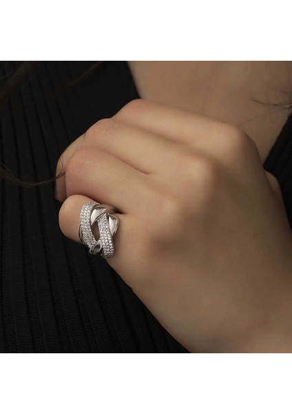Gümüş Örgü Model Fantazi Yüzük fiyatları
