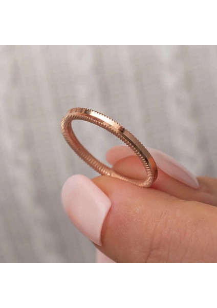 Gümüş Rose Ajda Kadın Yüzük