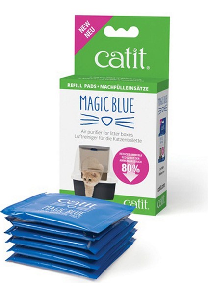 Zengezur Catit Magic Blue Tuvalet Kabı Koku Giderici Yedek Kartuş