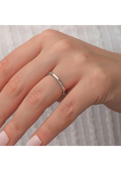 Gümüş Ajda Kadın Yüzük modelleri