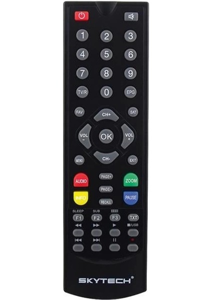 ST-8010 Mini Uydu Alıcı Kumandası