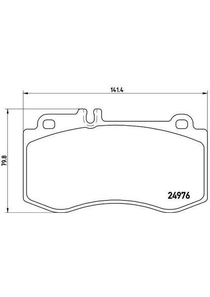 671564 - Fren Balatası On Mercedes C218 X218 W212 S212