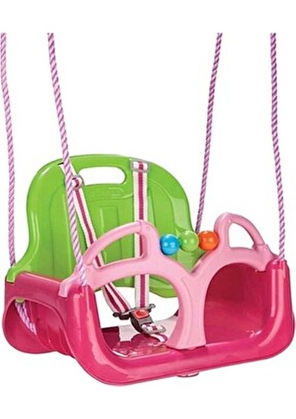 Samba Salıncak Pembe Renkli Güvenlik Kilidi ile 37 cm Yükseklik 34 cm En 45 cm Boy fiyatları