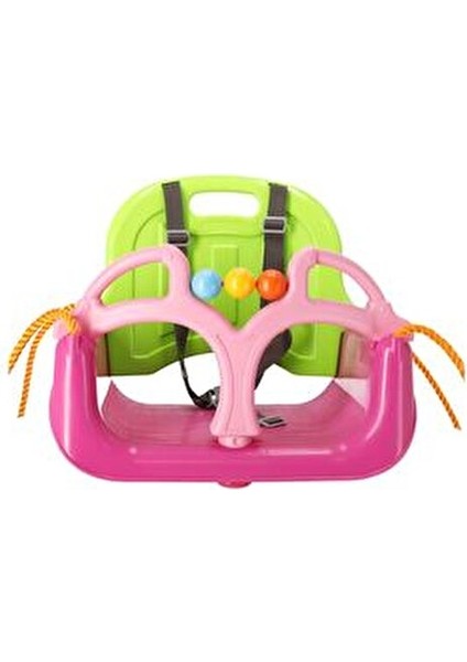 Samba Salıncak Pembe Renkli Güvenlik Kilidi ile 37 cm Yükseklik 34 cm En 45 cm Boy modelleri