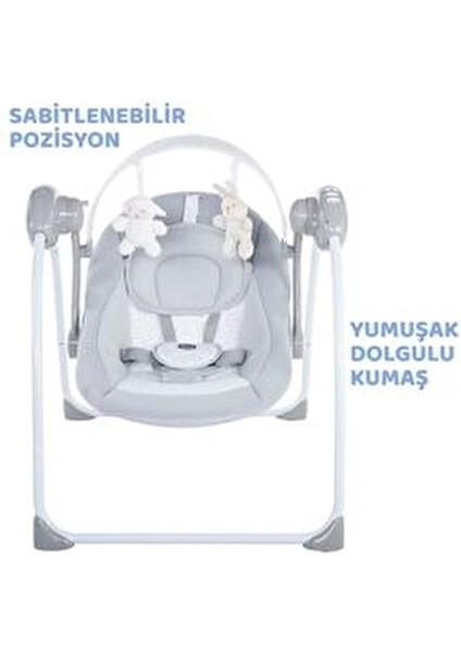 Relax Play Salıncak 60x58,5x69,5 cm 3 Noktalı Emniyet Kemeri ile Güvenli Eğlence