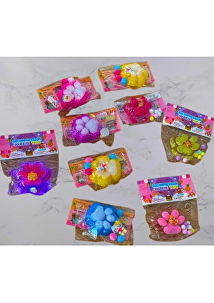 Kedi Pati Taba Squishy Oyuncağı Renkli Yumuşak Jel Pati Aksesuarı indirimleri