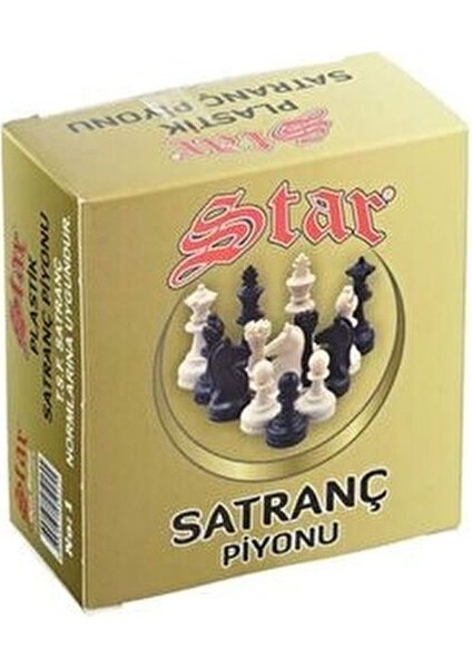 Star Oyun Orta Boy Plastik Satranç Takımı 6 cm Şah Boyu 32 Parça Hediye Seçeneğiyle fiyatları