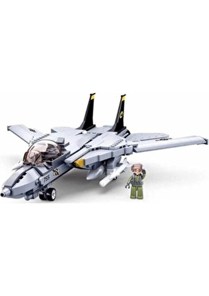F14 Uçak Model Bricks 404 Parça indirimleri