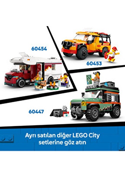Kırmızı Spor Araba 60448 109 Parça Çocuklar İçin Eğlenceli Oyun Seti