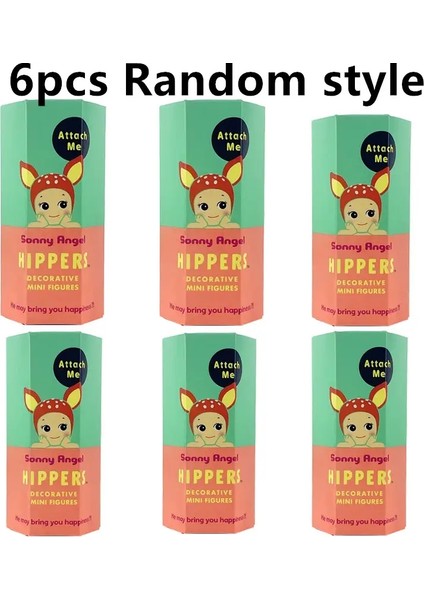 Sonny Angel Hippers Hayvan ve Okyanus Kutusu Serisi Şifa Moda Araba Telefon Aksesuarları Çocuk Oyuncakları Noel Hediyeleri Renk: Dw 6pcs (Yurt Dışından)