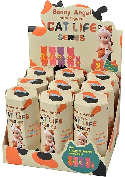 Sonny Angel Anime Figürler Süsler Bebek Hayranları Çocuk Noel Hediye Renk: 1box (9 Adet) (Yurt Dışından)