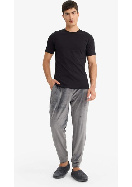 Regular Fit Cepli Kadife Pijama Altı F4672AX25WN fiyatları