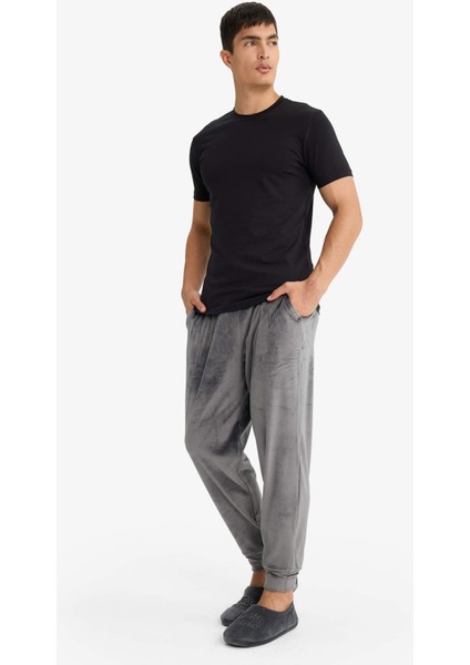 Regular Fit Cepli Kadife Pijama Altı F4672AX25WN modelleri