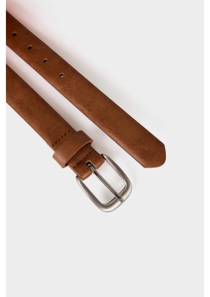 Kadın Suni Deri 2'li Günlük Kemer F3355AXNS modelleri