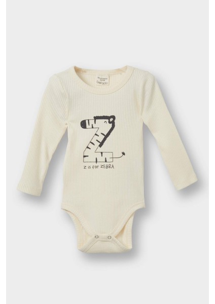 Erkek Bebek Yenidoğan Fitilli Kaşkorse 2'li Uzun Kollu Çıtçıtlı Body F4653A525AU fiyatları