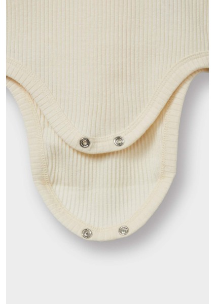 Erkek Bebek Yenidoğan Fitilli Kaşkorse 2'li Uzun Kollu Çıtçıtlı Body F4653A525AU fırsatları