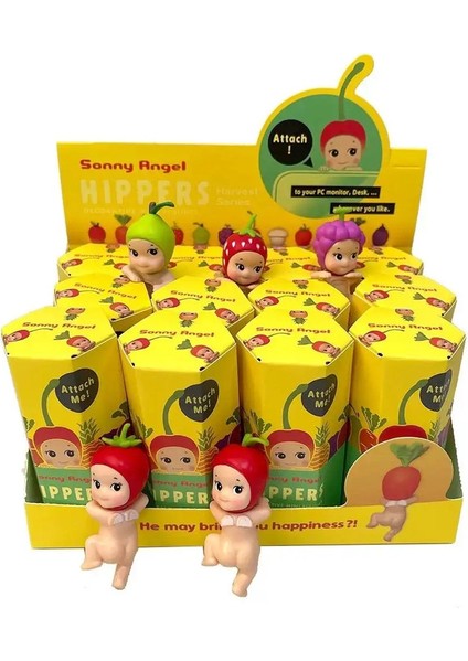 Sonny Angel 20. Yıldönümü Hasat Serisi Meyve Sebze Anime Figürleri Gece Işık Süslemeleri Bebekler Çocuk Hediye Renk: 1box (12 Pcs) (Yurt Dışından)