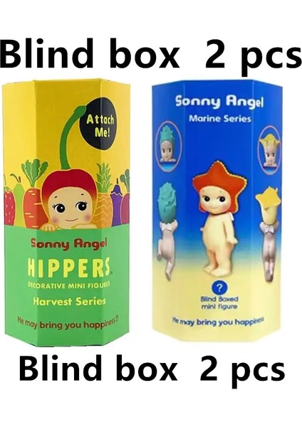 Sonny Angel Hippers Hayvan ve Okyanus Kutu Serisi Şifa Moda Araba Telefon Aksesuarları Çocuk Oyuncakları Noel Hediyeleri Renk: Blind Sg Hy 2pcs (Yurt Dışından)