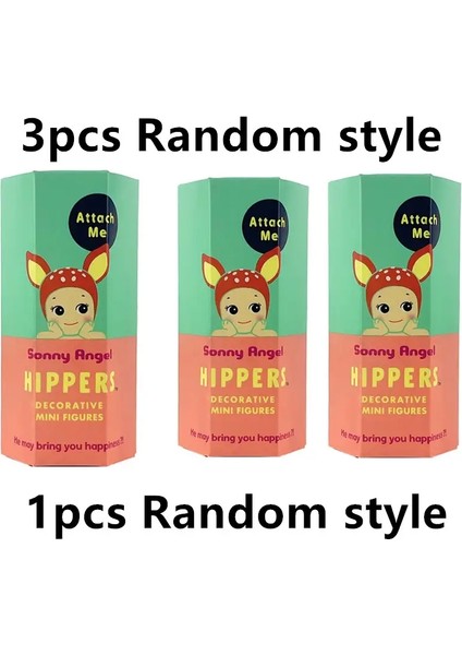 Sonny Angel Hippers Hayvan ve Okyanus Kutu Serisi Şifa Moda Araba Telefon Aksesuarları Çocuk Oyuncakları Noel Hediyeleri Renk: Dw 3pcs (Yurt Dışından)