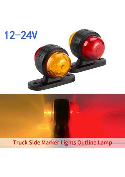 2pcs Araba 12-24V LED Yan Işaretleyici Anahat Işığı Gösterge Lambası Römork Kamyonu Için Rv (Yurt Dışından) fırsatları
