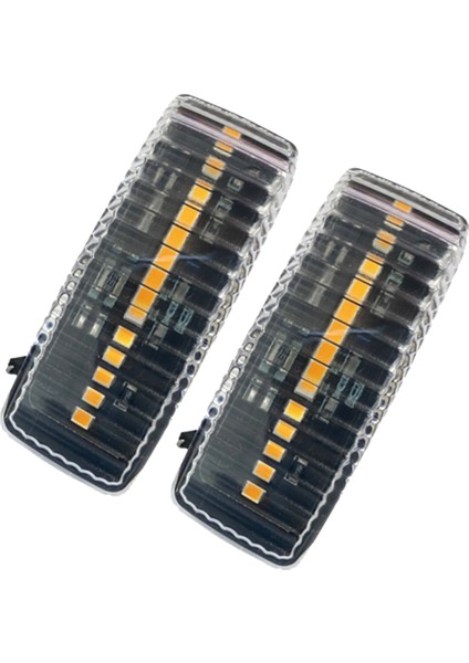 Araba LED Göz Kırpma Göstergesi Dönüş Sinyali Mercedes-Benz W202 W140 W124 1248200421 35263155 PZ619-3Y (Yurt Dışından)