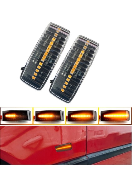 Araba LED Göz Kırpma Göstergesi Dönüş Sinyali Mercedes-Benz W202 W140 W124 1248200421 35263155 PZ619-3Y (Yurt Dışından) modelleri