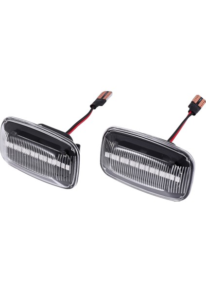 2pcs Araba Dinamik LED işaretleyici Işık Dönüş Sinyali Toyota Land Cruiser için Işık 70 80 100 100 Serisi (Yurt Dışından) fiyatları