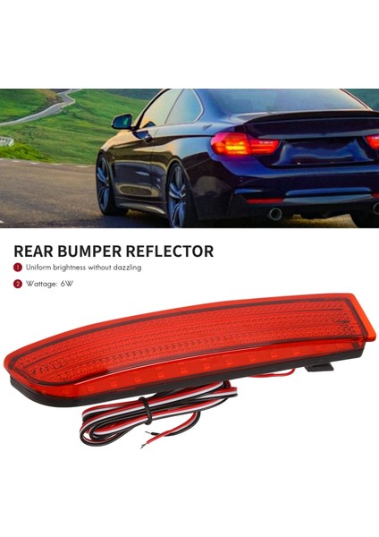 Toyota Avensis/Alphard MKI/RAV4 LED Kuyruk Foları Sis Durdur Parkı için Park Freni Arka Tampon Reflektör Lambası (Yurt Dışından) indirimleri