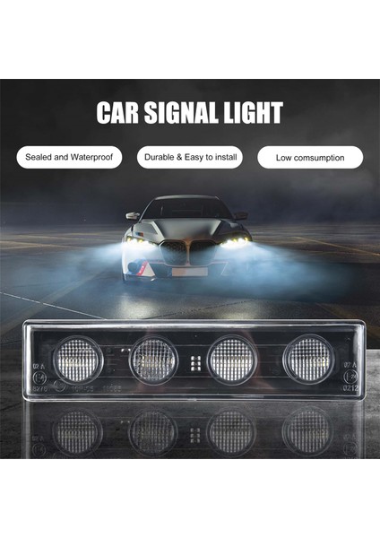 24V Beyaz LED Işık Scania Kamyon Üst Güneş Vizör Sinyal Işık Scania Köşe Işıkları Scania Yedek Parçaları 1798980 1910437 (Yurt Dışından) indirimleri