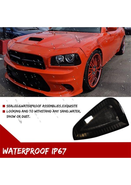 Dodge Charger 2006-2010 4806218ad 4806219ad için araba füme lens köşe park işareti sinyal ışıkları gövdeleri (Yurt Dışından) indirimleri