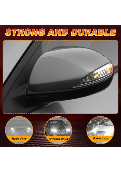 Mazda 3 Bl 08-14 Için Mazda 6 Gh 07-15 Araç Dikiz Aynası Aynen Sinyal Sinyali Yan Dikiz Gösterge Lambası Şeffaf Kabuk (Yurt Dışından) fırsatları