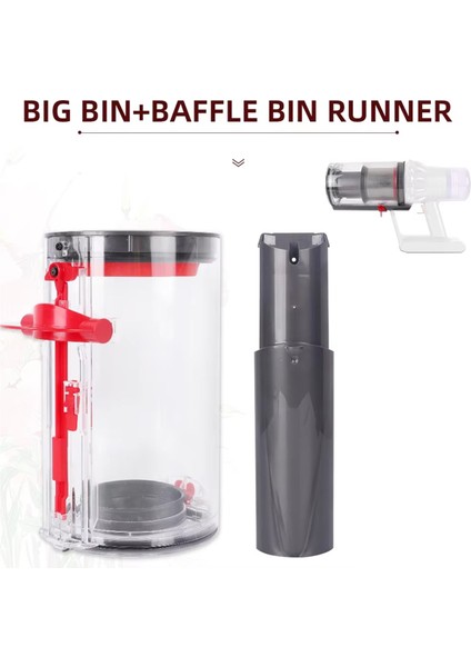 Dyson V11 Için Büyük Toz Bin Canister Elektrikli Süpürge Hayvan Tork Sürücüsü Kablosuz Büyük Uzun Açık Bin Kova Değiştirme (Yurt Dışından) fiyatları