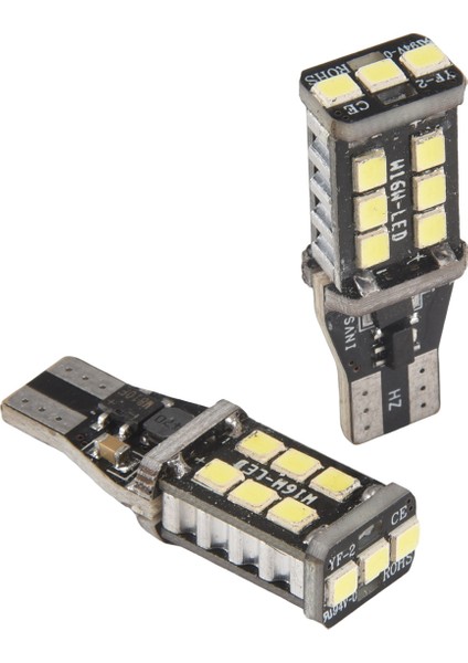 Süper Parlak Beyaz Canbus LED Ampulü Araba Yedekleme Ters Işık 912 921 T15 W16W (Yurt Dışından) fırsatları