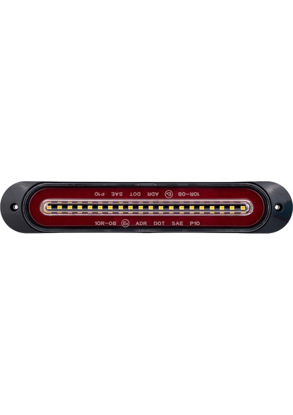 Araba LED Dinamik Dönüş Sinyal Işıkları 12V-24V Kaya Işık Uyarı Işık Lamp Lamp Ous Trafer Rv Kamyon MK-021, B (Yurt Dışından)